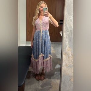 COPY - Evie Floral Maxi Love Shack Fancy Vibes Small